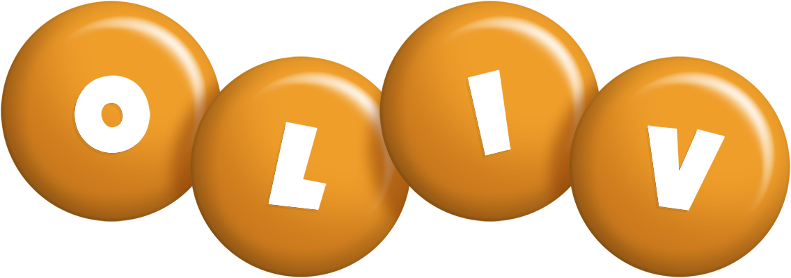Oliv candy-orange logo