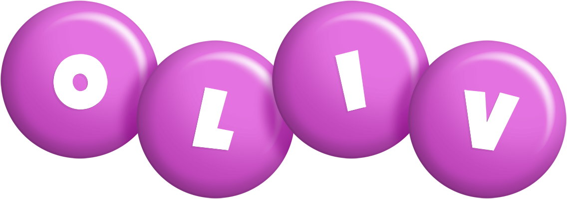 Oliv candy-purple logo