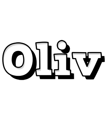 Oliv snowing logo