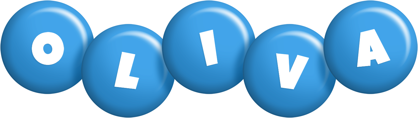 Oliva candy-blue logo