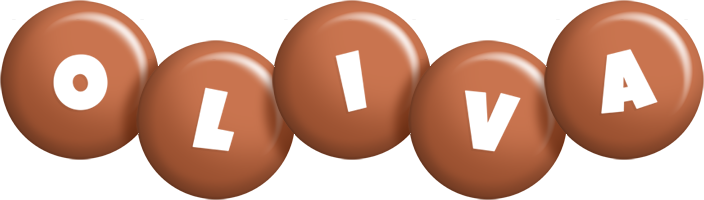 Oliva candy-brown logo