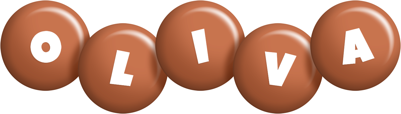 Oliva candy-brown logo