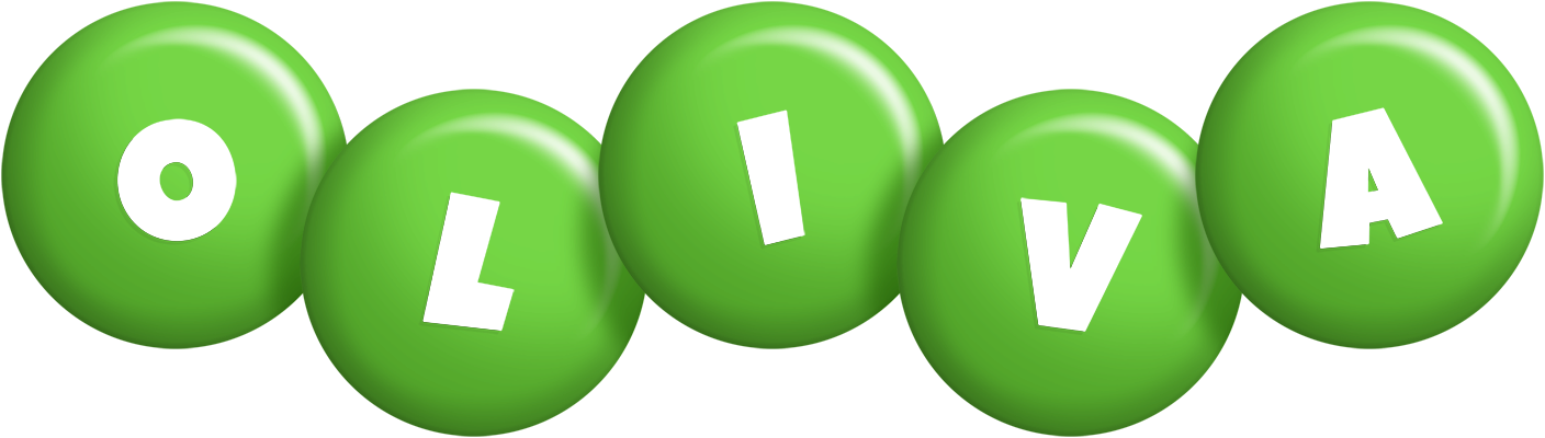 Oliva candy-green logo