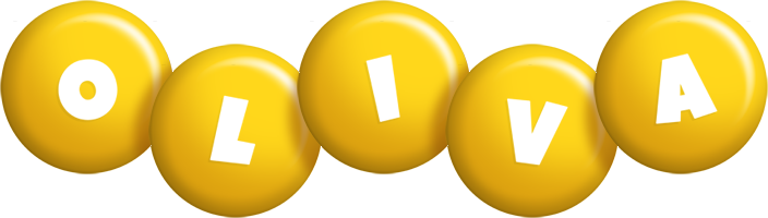 Oliva candy-yellow logo