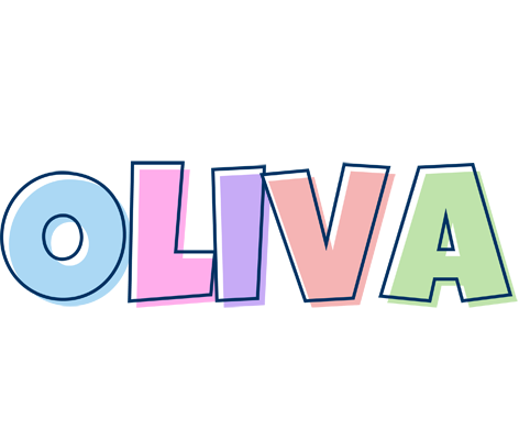 Oliva pastel logo