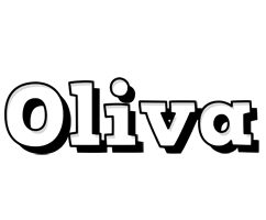 Oliva snowing logo