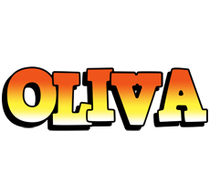 Oliva sunset logo