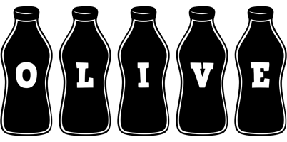 Olive bottle logo