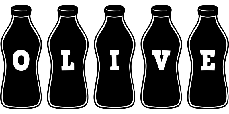 Olive bottle logo