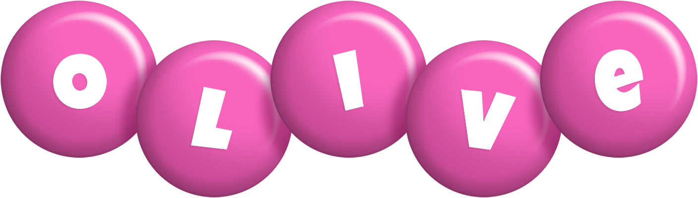 Olive candy-pink logo