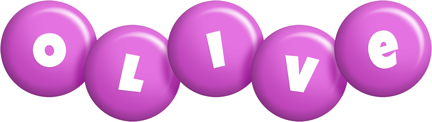 Olive candy-purple logo
