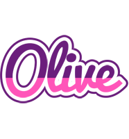 Olive cheerful logo