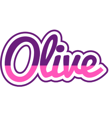 Olive cheerful logo