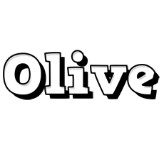 Olive snowing logo