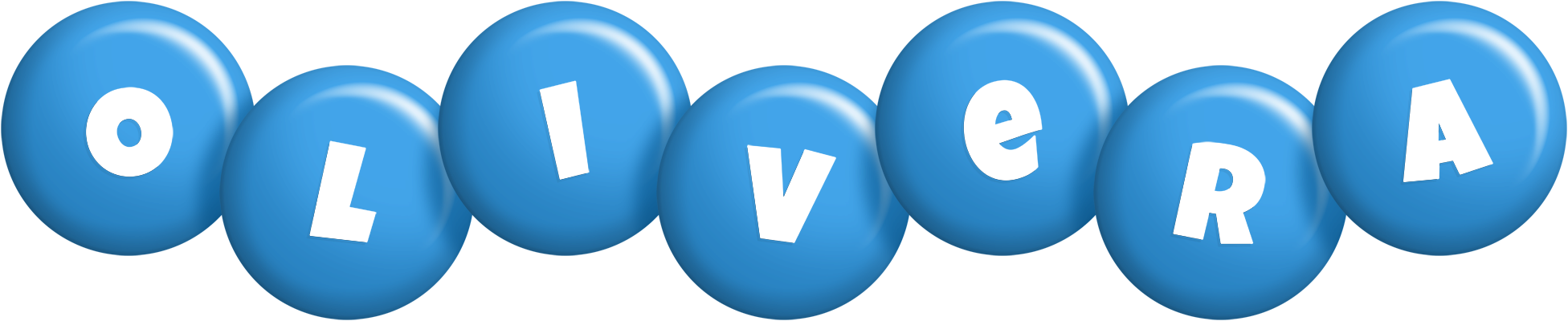Olivera candy-blue logo