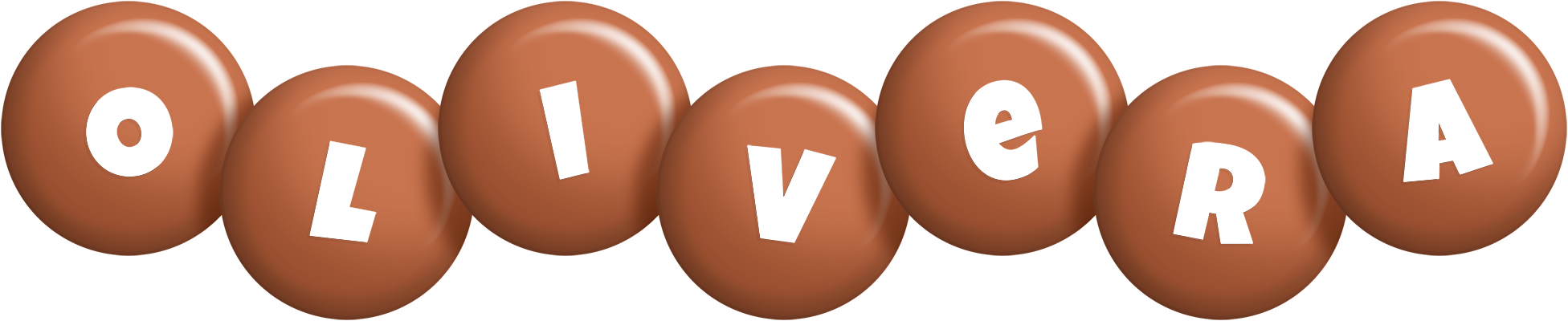 Olivera candy-brown logo