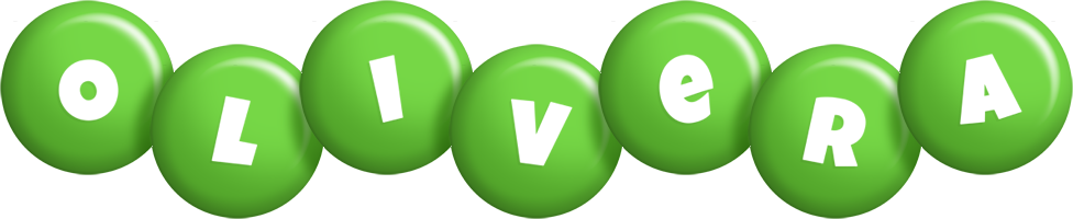 Olivera candy-green logo