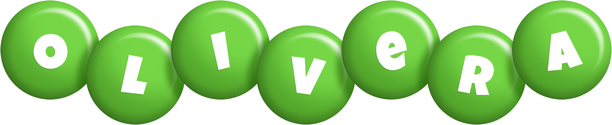 Olivera candy-green logo