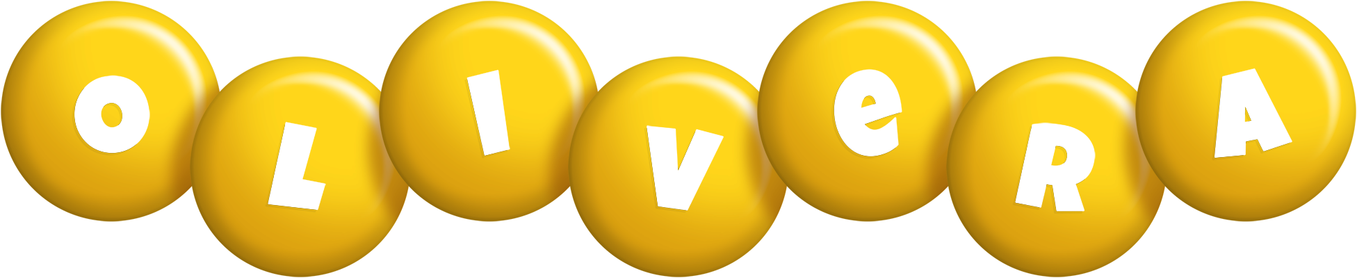 Olivera candy-yellow logo