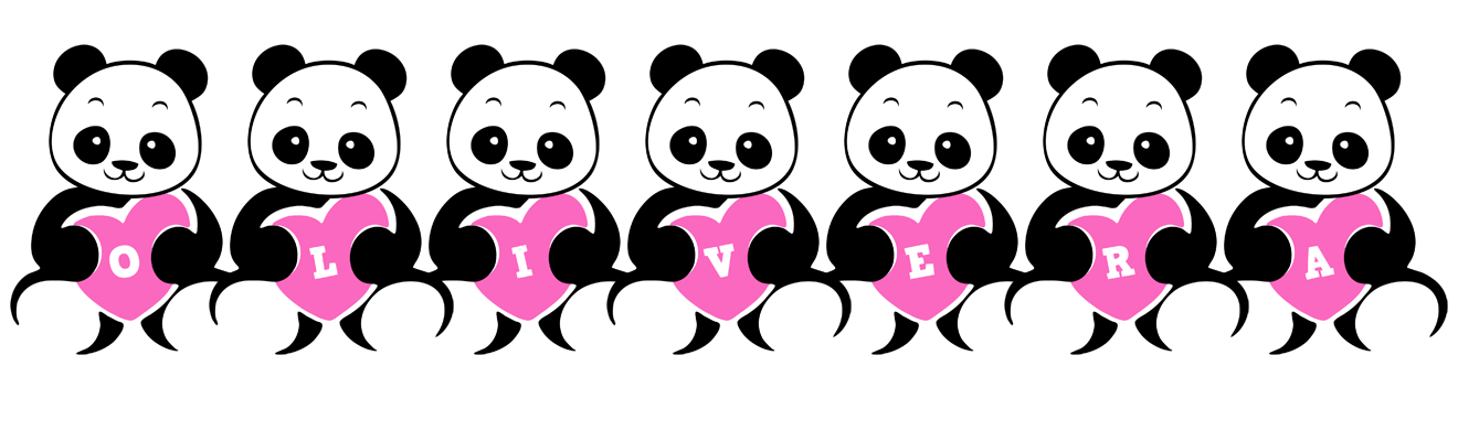 Olivera love-panda logo