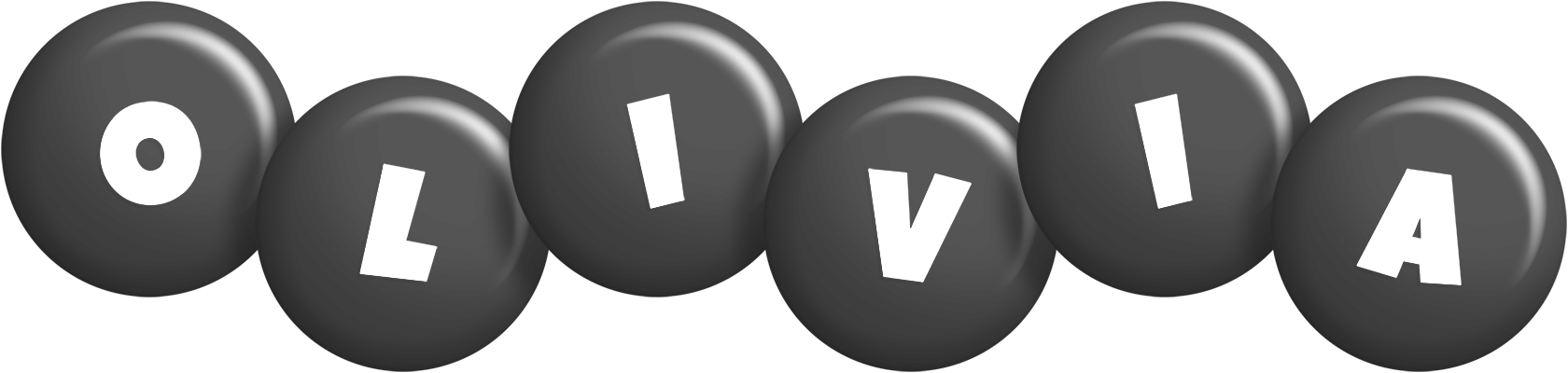 Olivia candy-black logo