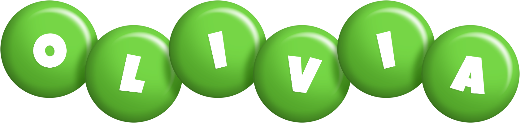 Olivia candy-green logo
