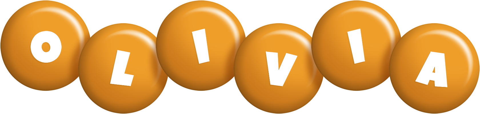 Olivia candy-orange logo