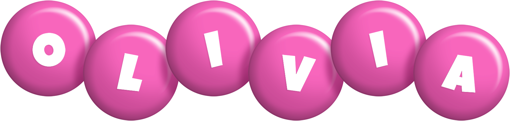 Olivia candy-pink logo