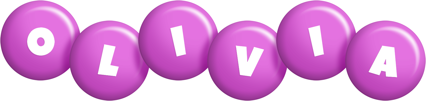 Olivia candy-purple logo