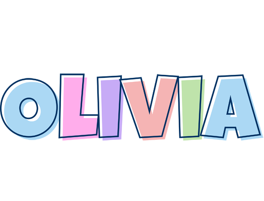 Olivia pastel logo