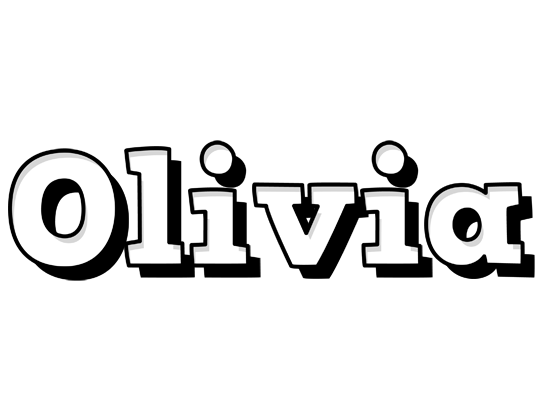 Olivia snowing logo