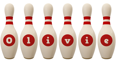 Olivie bowling-pin logo