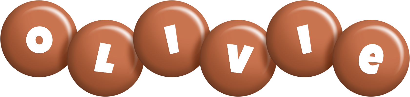 Olivie candy-brown logo