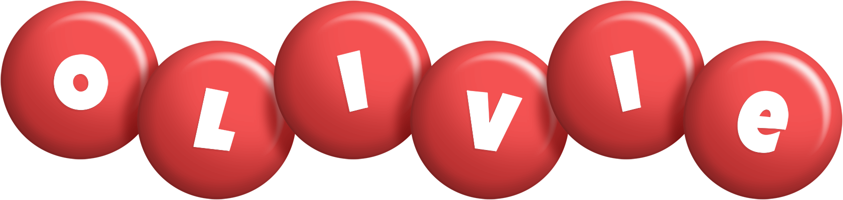 Olivie candy-red logo