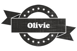 Olivie grunge logo