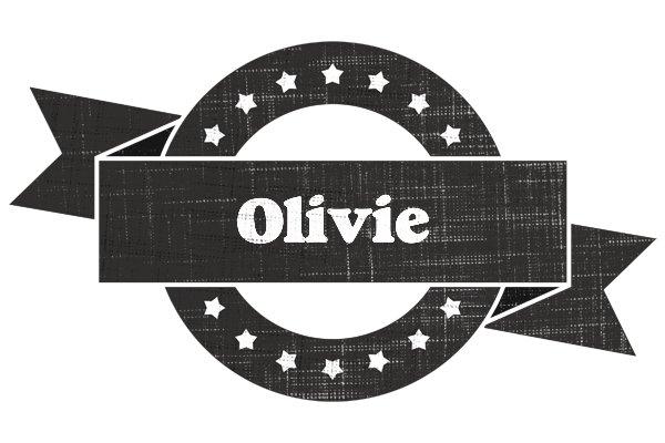 Olivie grunge logo