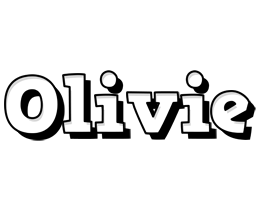 Olivie snowing logo