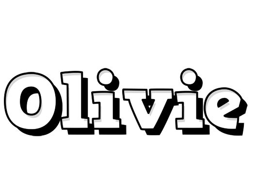 Olivie snowing logo
