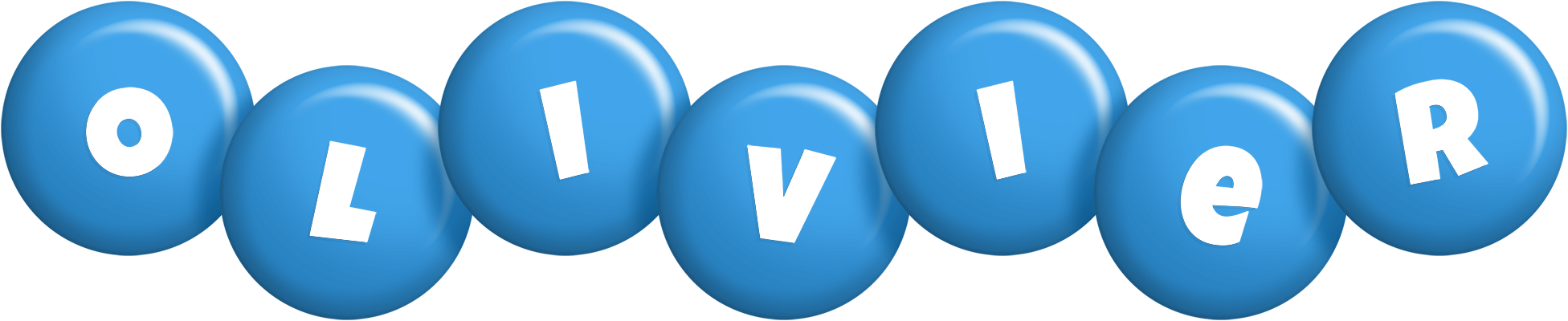Olivier candy-blue logo