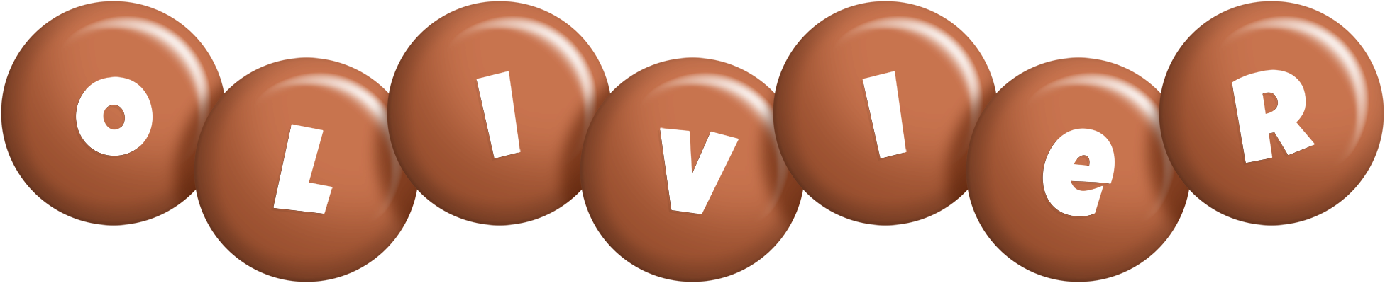 Olivier candy-brown logo