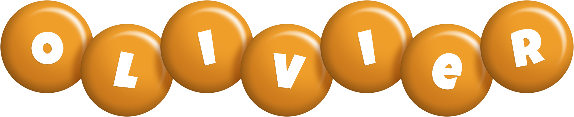 Olivier candy-orange logo