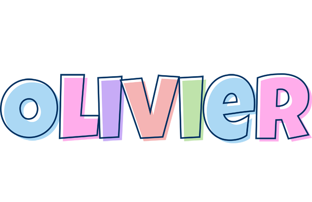 Olivier pastel logo