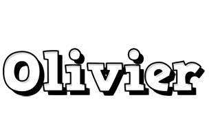 Olivier snowing logo