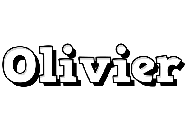 Olivier snowing logo