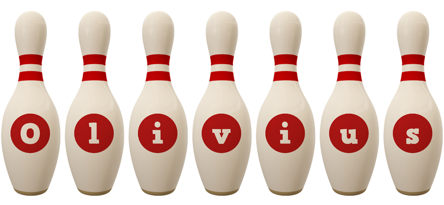 Olivius bowling-pin logo
