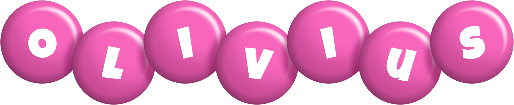 Olivius candy-pink logo