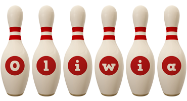 Oliwia bowling-pin logo