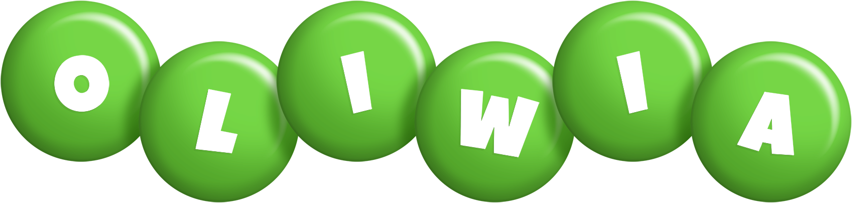 Oliwia candy-green logo