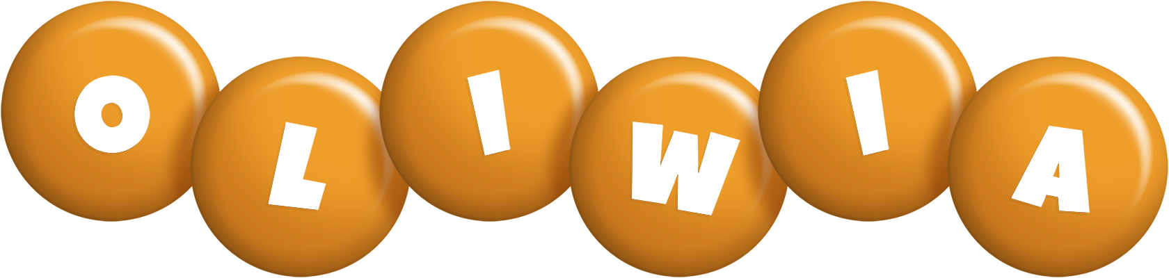 Oliwia candy-orange logo