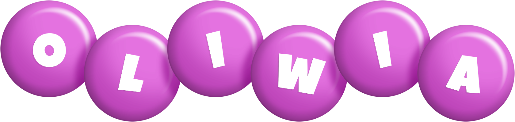 Oliwia candy-purple logo